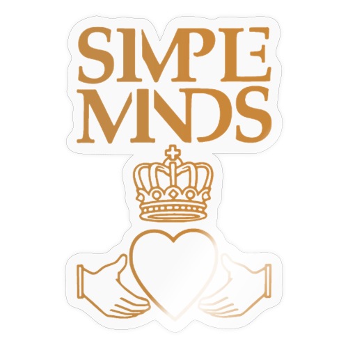 simple minds band logo - Sticker