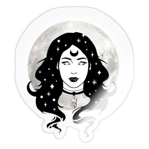 Mystical Moon Girl - Sticker