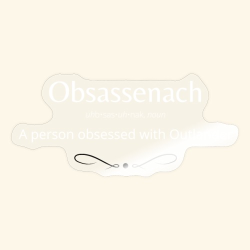 Obsassenach (white) - Sticker