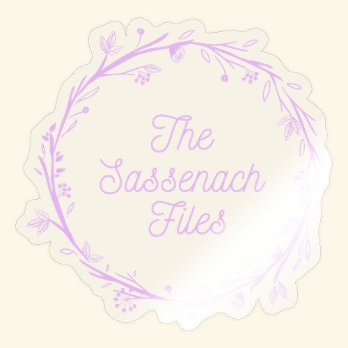 The Sassenach Files logo - Sticker