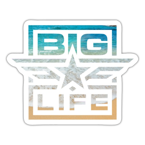 BIG Life Beach Logo - Sticker