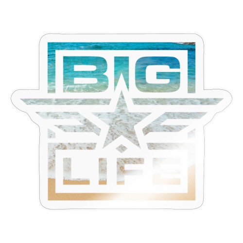 BIG Life Beach Logo - Sticker