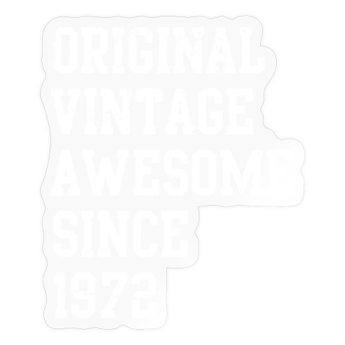 Original vintage 1972 - Sticker