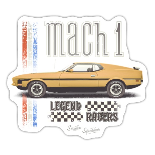 Mach 1 - Legend Racers - Sticker