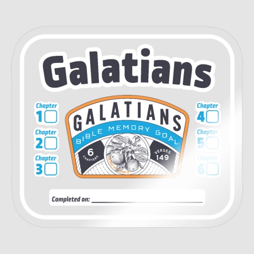 Galatians Chapter Checklist - Sticker