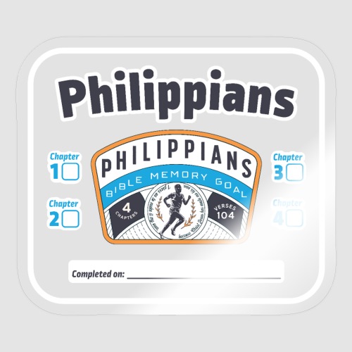 Philippians Chapter Checklist - Sticker