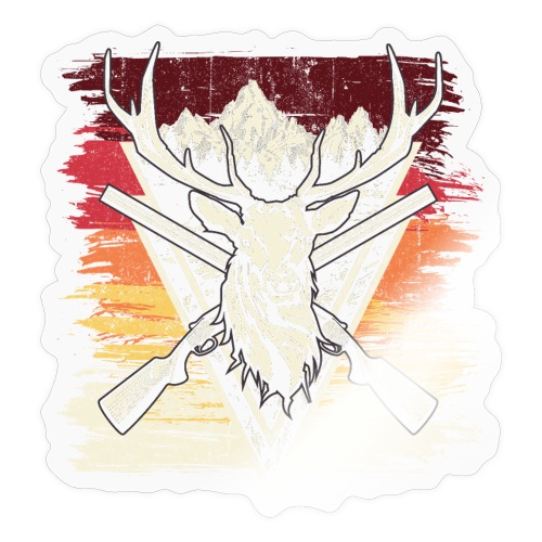 Deer hunting - Sticker