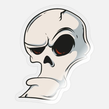 Cartoon-skull Stickers | Unique Designs | Spreadshirt