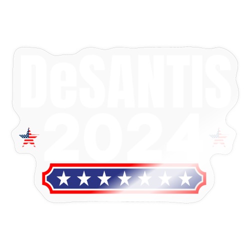 DeSANTIS 2024 - Stars and Stripes Red White & Blue - Sticker