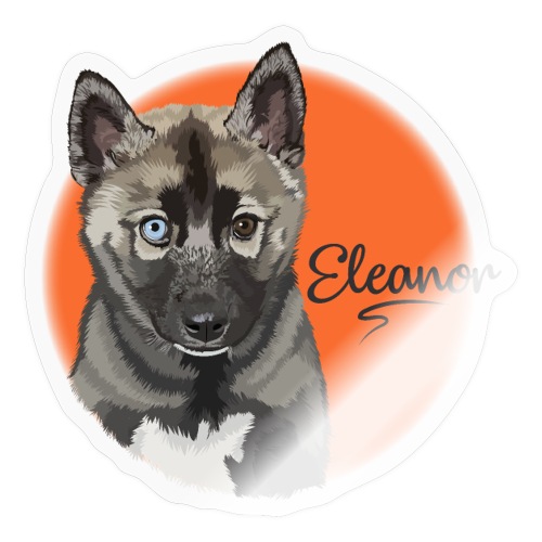 Eleanor the Husky from Gone to the Snow Dogs - Sticker
