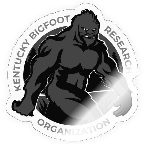 Kentucky Bigfoot Research Organization Logo - Grey - Sticker