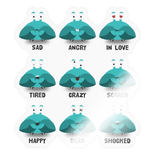 Psycho Lobsters Emotions - Sticker