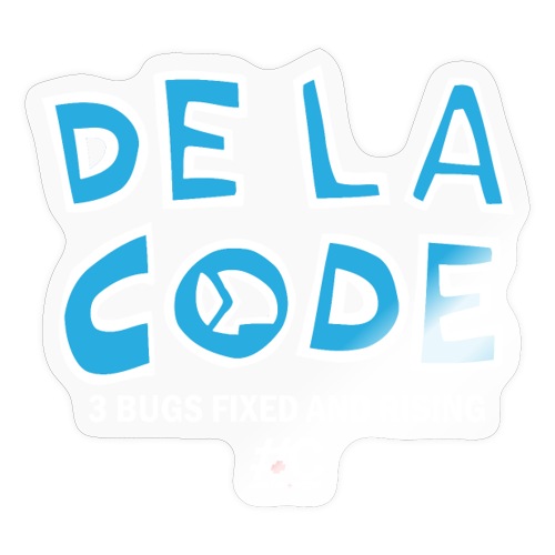 De La Code 3 bugs fixed and rising - Sticker