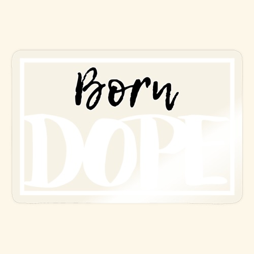 Born (black letter) - Sticker
