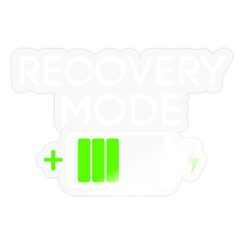 RECOVERY MODE Hangover Battery Charging - Sticker
