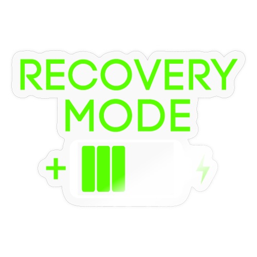 RECOVERY MODE Hangover Battery Charging - Sticker