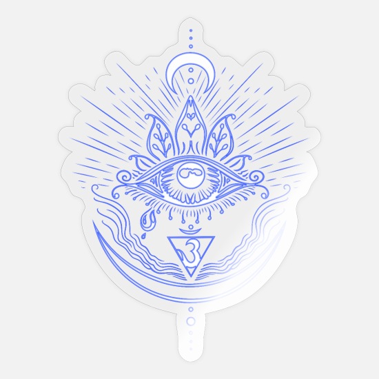 The Third Eye Chakra Symbol' Sticker | Spreadshirt