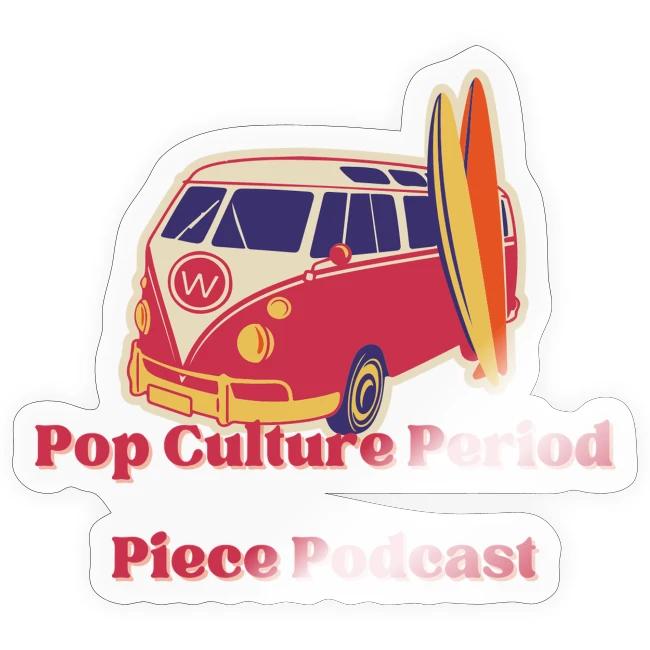 Pop Culture Period Piece Van Sticker