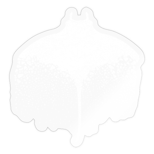 South Carolina Stingray in White - Sticker