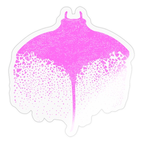 South Carolin Stingray in Pink - Sticker