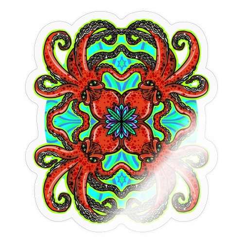 PSYCHEDELIC OCTOPUS - Sticker