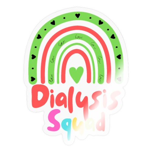 Dialysis Squad Funny Nephrology Hemodialysis Nurse - Sticker