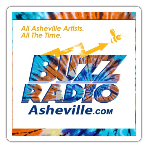 Buzz Radio Asheville Logo - Sticker