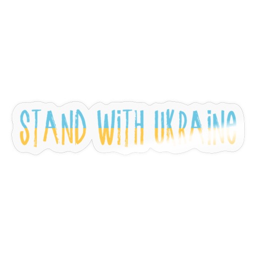 Stand With Ukraine - Sticker