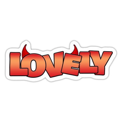 Naughty Lovely Devil Horns Spice - Sticker