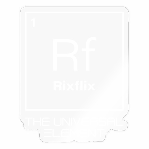 Rix Flix Universal Element white - Sticker