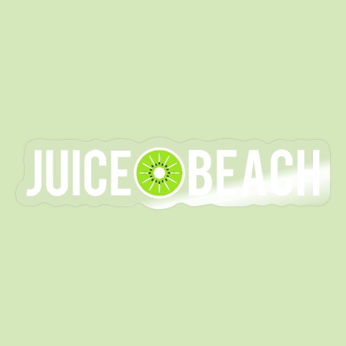 juice beach front pocket copy - Sticker