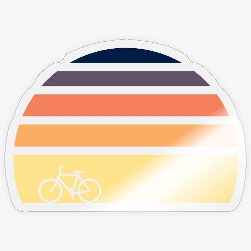 Bicycle Sunset - Sticker