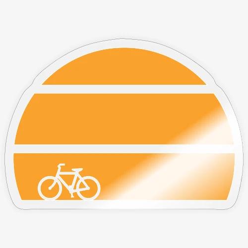 Bicycle Sunset v2 - Sticker