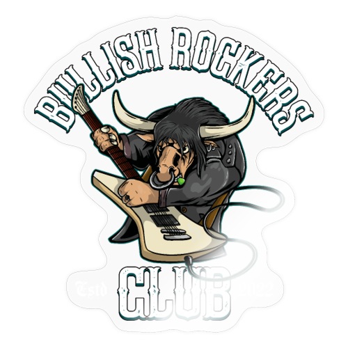 Bullish Rockers Club Guitarist - Sticker
