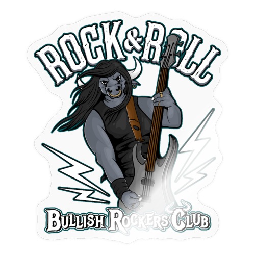 Bullish Rockers Bassist - Sticker