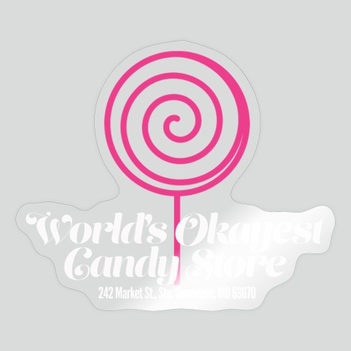 World's Okayest Candy Store - Sticker