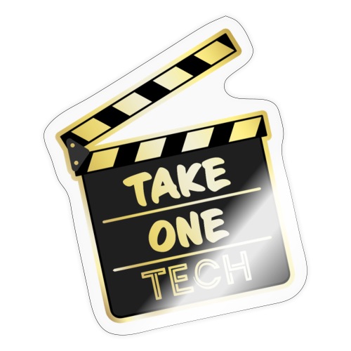 Take One Tech Logo Gold - Sticker