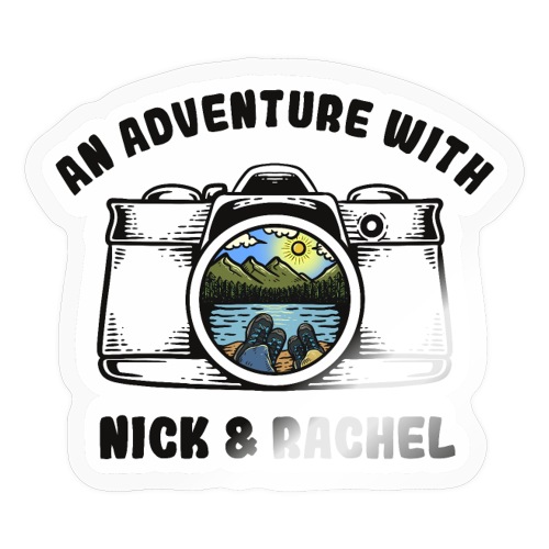 Nick & Rachel Logo - Sticker