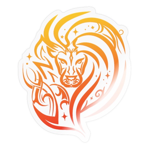 Zodiac Leo Lion Fire Star Sign - Sticker