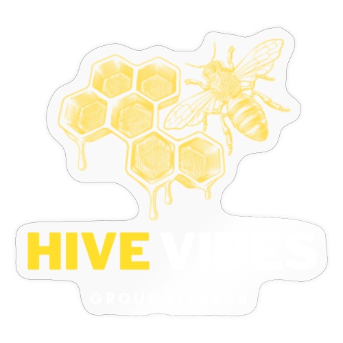 HIVE VIBES GROUP FITNESS - Sticker