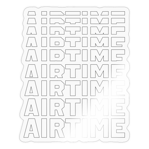 airtime textblock hollow - Sticker