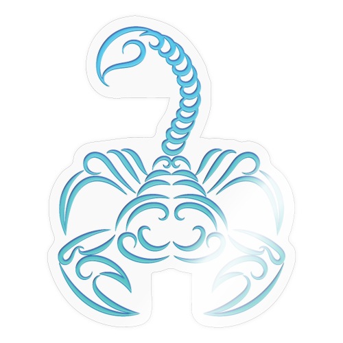 Scorpio Zodiac Water Sign Scorpion Logo - Sticker