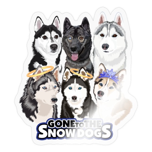 The Gone to the Snow Dogs Husky Pack - Sticker
