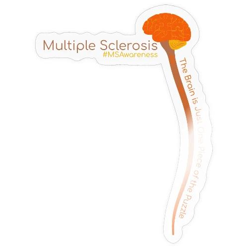 The Brain is Just Part of the MS Puzzle - Sticker