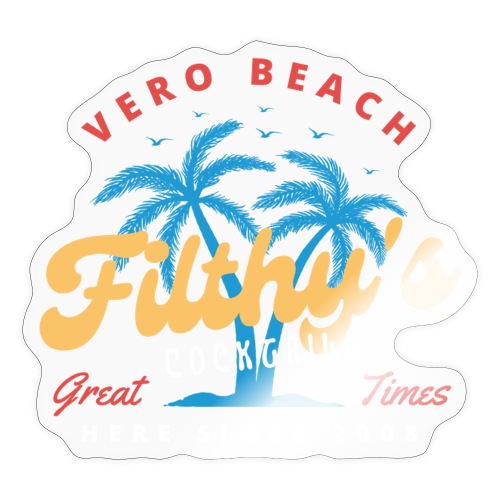 Filthy's Retro Palm - Sticker