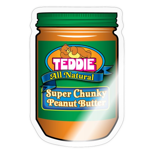Teddie Super Chunky Jar Sticker - Sticker