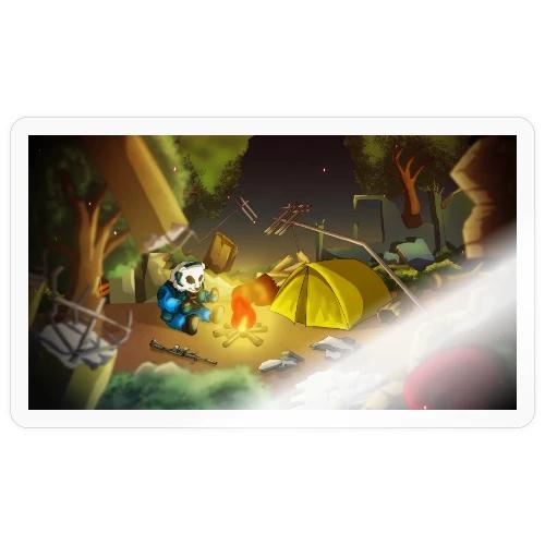 Pandallax Campfire Original - Sticker