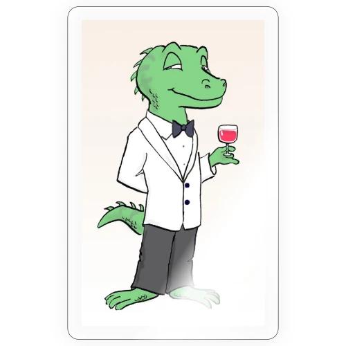 Sir Lawrence the Lounge Lizard King - Sticker