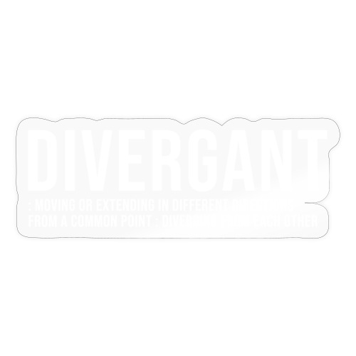 Divergent-T - Sticker