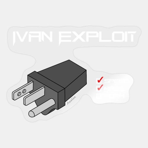 Ivan Exploit - 3D CAD Speedmodeling - Checklist - Sticker